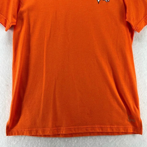 NFL MSX by Michael Strahan T-Shirt Mens Size M Denver Broncos Football Orange - Picture 3 of 11